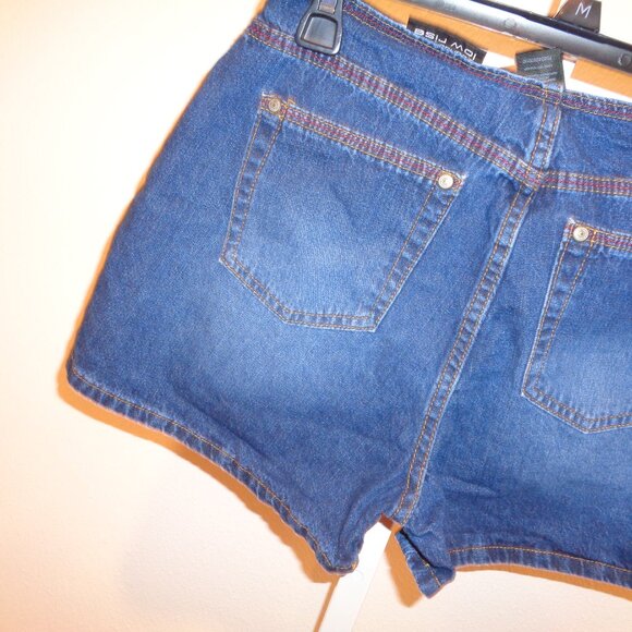 No Boundaries Low Rise Vintage Jean Denim Shorts Size 9 Juniors Cotton - Picture 3 of 10